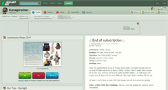 Desktop Screenshot of kumagorochan.deviantart.com
