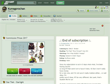 Tablet Screenshot of kumagorochan.deviantart.com