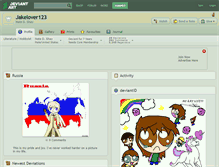 Tablet Screenshot of jakelover123.deviantart.com