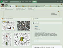 Tablet Screenshot of nailin.deviantart.com