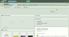 Desktop Screenshot of copybites.deviantart.com