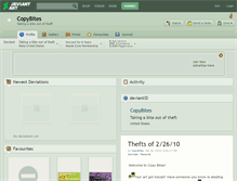 Tablet Screenshot of copybites.deviantart.com