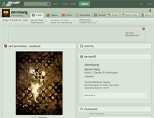 Tablet Screenshot of dennisong.deviantart.com