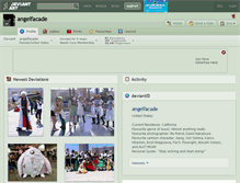 Tablet Screenshot of angelfacade.deviantart.com