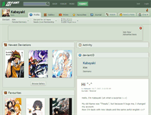 Tablet Screenshot of kabayaki.deviantart.com