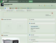 Tablet Screenshot of inuyoukai1991.deviantart.com