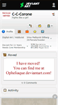 Mobile Screenshot of c-c-corone.deviantart.com