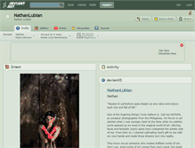 Tablet Screenshot of nathanlubian.deviantart.com