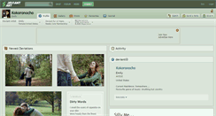 Desktop Screenshot of kokoronocho.deviantart.com