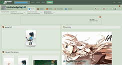 Desktop Screenshot of kimthehedgehog145.deviantart.com