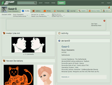 Tablet Screenshot of guuz-g.deviantart.com