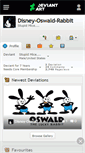 Mobile Screenshot of disney-oswald-rabbit.deviantart.com