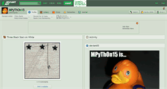 Desktop Screenshot of mpython15.deviantart.com