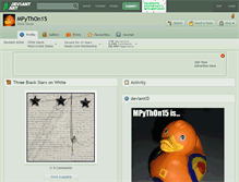 Tablet Screenshot of mpython15.deviantart.com