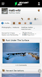 Mobile Screenshot of matt-wltr.deviantart.com