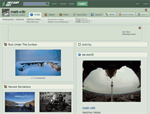 Tablet Screenshot of matt-wltr.deviantart.com