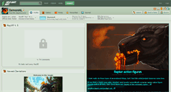 Desktop Screenshot of demonml.deviantart.com