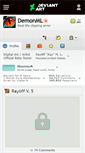 Mobile Screenshot of demonml.deviantart.com
