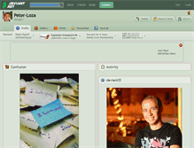 Tablet Screenshot of peter-loza.deviantart.com