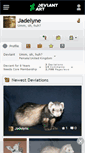 Mobile Screenshot of jadelyne.deviantart.com