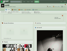Tablet Screenshot of jaure.deviantart.com