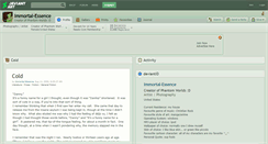 Desktop Screenshot of immortal-essence.deviantart.com