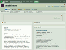 Tablet Screenshot of immortal-essence.deviantart.com