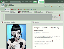 Tablet Screenshot of motherlickerr.deviantart.com