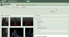 Desktop Screenshot of deathoflight.deviantart.com