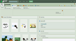 Desktop Screenshot of cosmoseth.deviantart.com