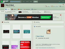 Tablet Screenshot of i-take-it-back.deviantart.com