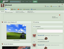 Tablet Screenshot of fallowbuck.deviantart.com