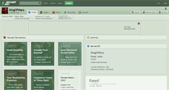Desktop Screenshot of kingofwarz.deviantart.com