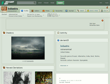 Tablet Screenshot of bobastra.deviantart.com