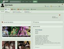 Tablet Screenshot of omni-dante.deviantart.com