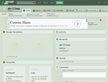 Tablet Screenshot of abc123esp.deviantart.com
