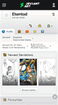 Mobile Screenshot of eisentod.deviantart.com