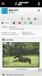 Mobile Screenshot of beo101.deviantart.com