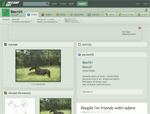 Tablet Screenshot of beo101.deviantart.com