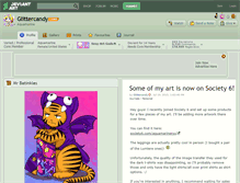 Tablet Screenshot of glittercandy.deviantart.com