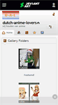 Mobile Screenshot of dutch-anime-lovers.deviantart.com