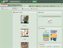 Tablet Screenshot of dutch-anime-lovers.deviantart.com