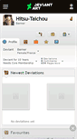 Mobile Screenshot of hitsu-taichou.deviantart.com