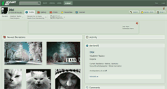 Desktop Screenshot of dibi.deviantart.com