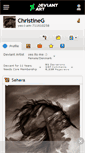 Mobile Screenshot of christineg.deviantart.com