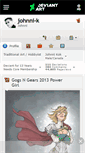 Mobile Screenshot of johnni-k.deviantart.com