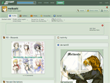 Tablet Screenshot of melkoshi.deviantart.com