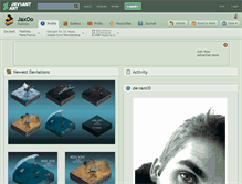 Tablet Screenshot of jaxoo.deviantart.com