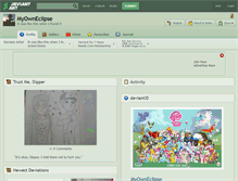 Tablet Screenshot of myowneclipse.deviantart.com