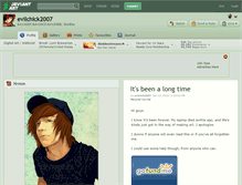 Tablet Screenshot of evilchick2007.deviantart.com